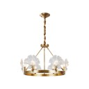 Loft Industry Modern - Lotus Rib Chandelier